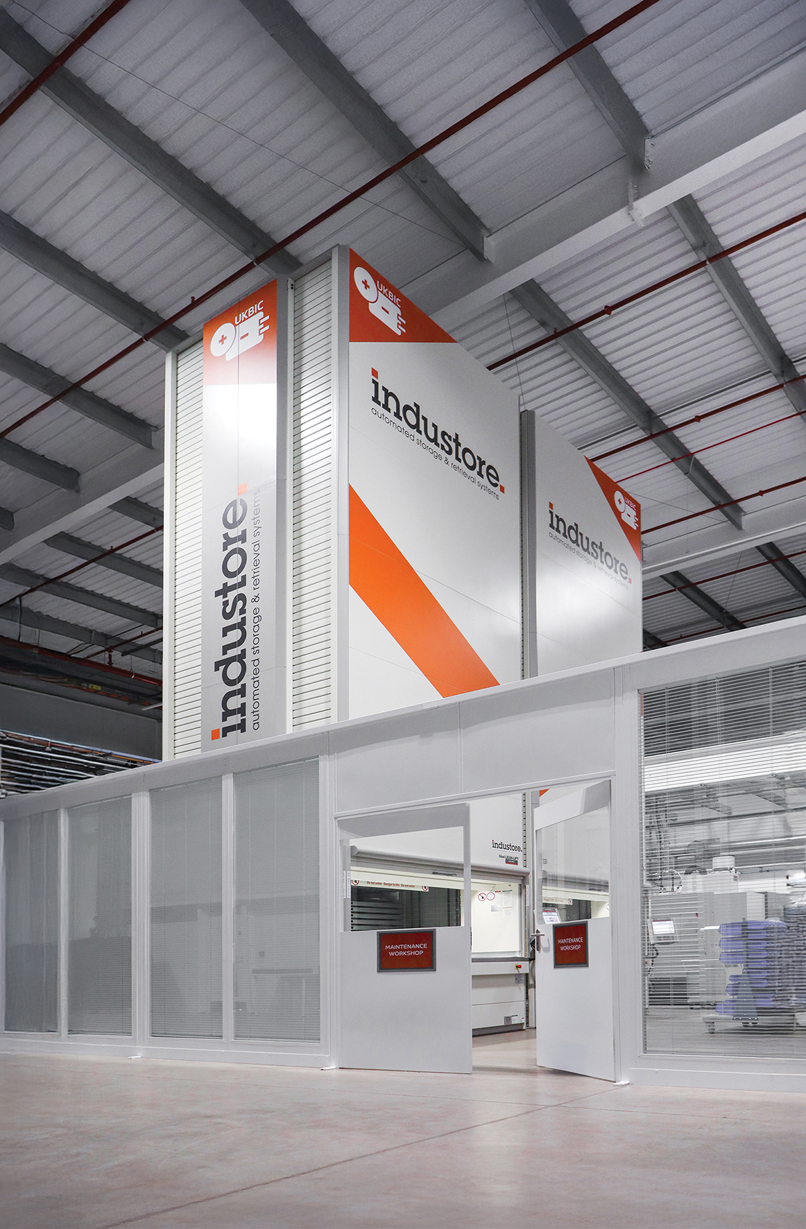 Highly secure automated storage integrated to UKBIC's WMS