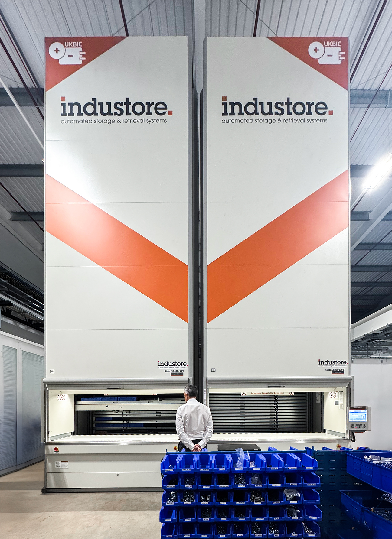 Secure automated-storage and retrieval systems at UKBIC